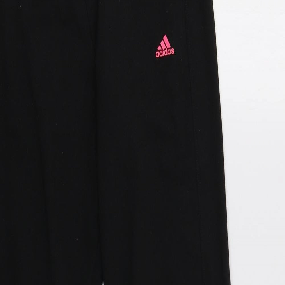 adidas Womens Black   Harem Leggings Size 8 L28 in