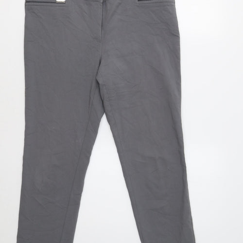MTM Womens Grey   Trousers  Size 12 L26 in