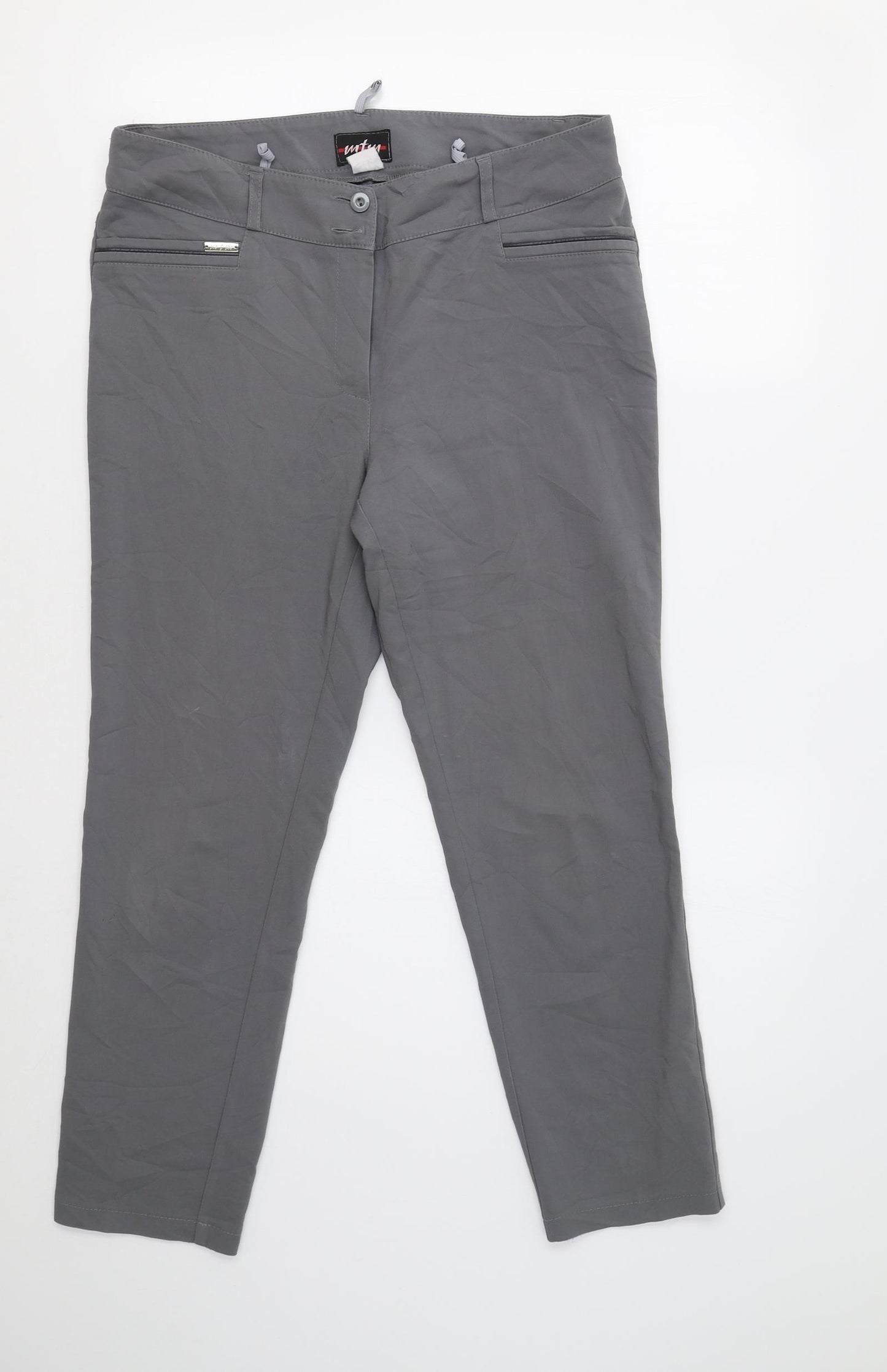 MTM Womens Grey   Trousers  Size 12 L26 in