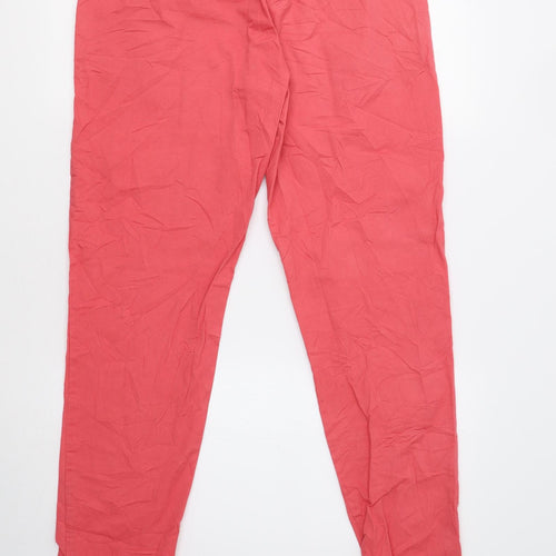 Carry Camel Womens Pink   Trousers  Size 12 L29 in