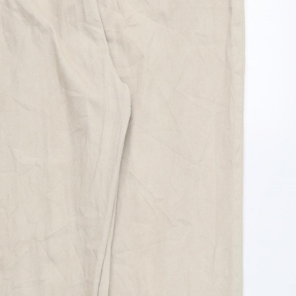 Ulla Popken Womens Beige   Trousers  Size 22 L30 in
