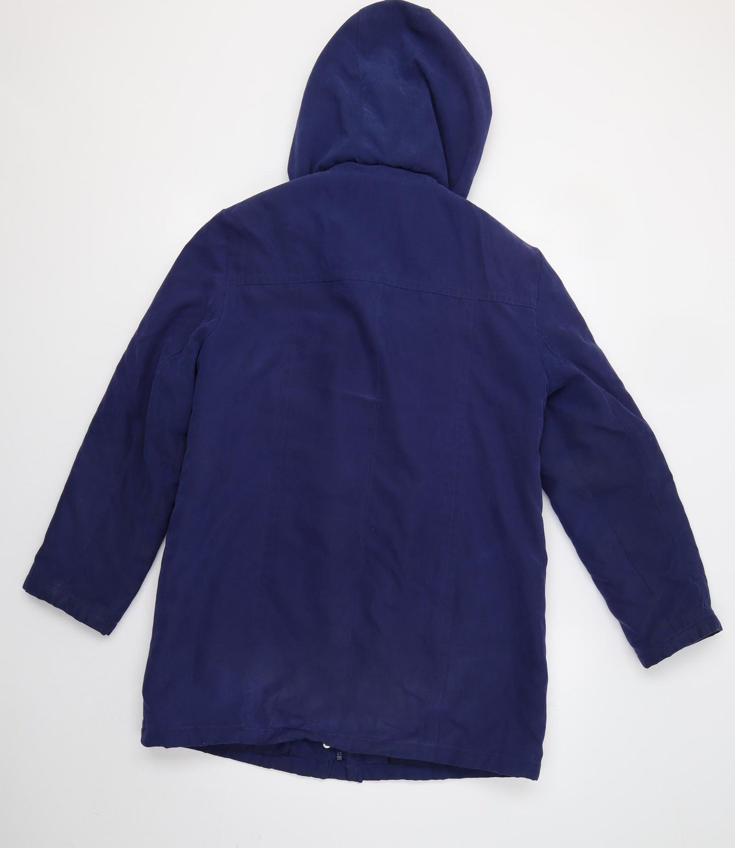 Bm Collection  Womens Blue   Parka Jacket Size S