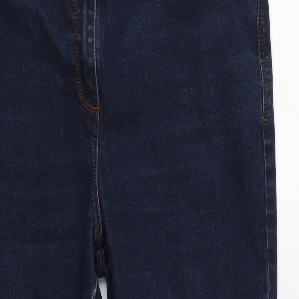 M&Co Womens Blue   Straight Jeans Size 16 L25 in