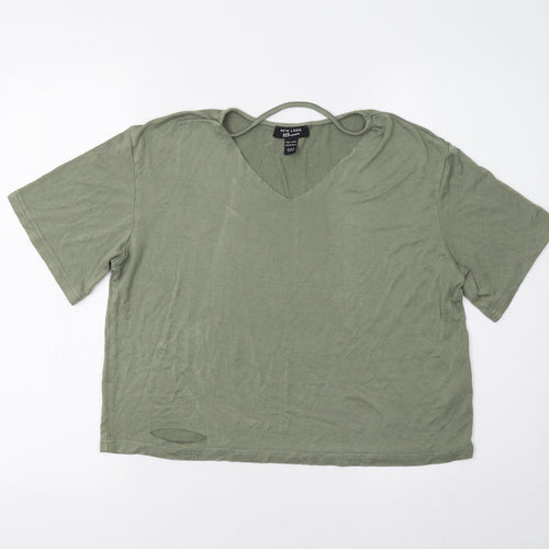 New Look Girls Green   Basic Blouse Size 14 Years