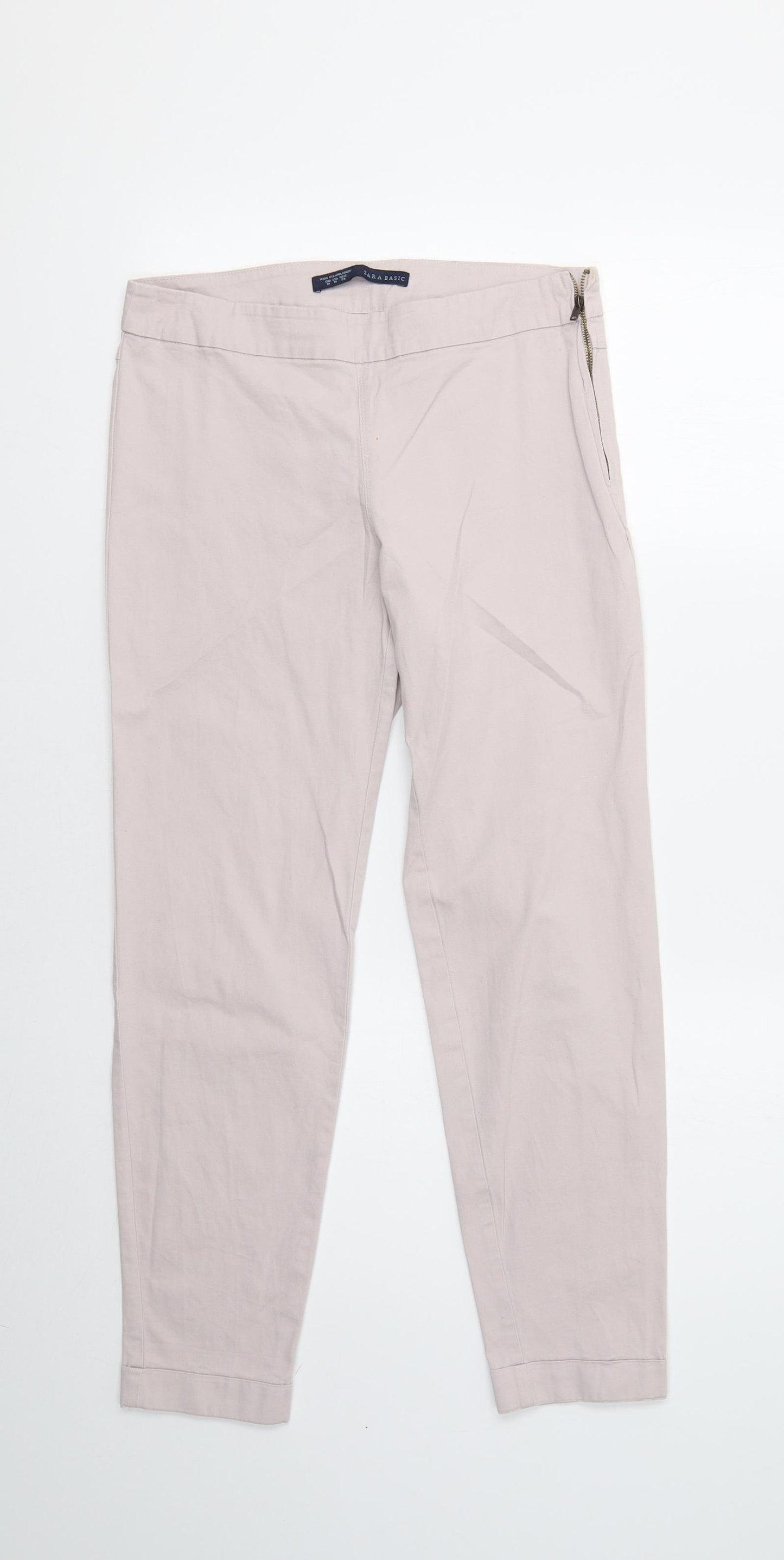 Zara Womens Beige   Trousers  Size M L26 in