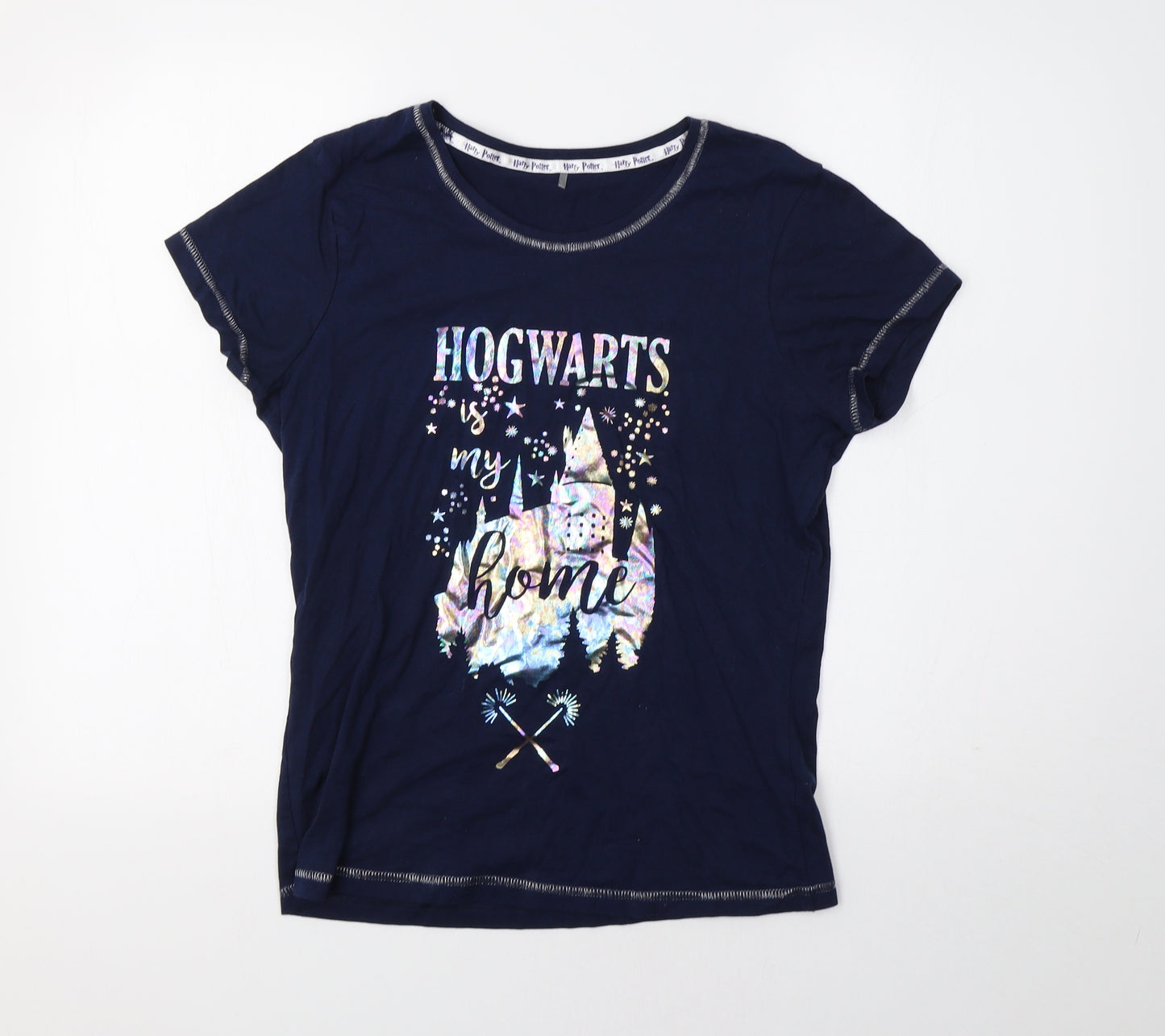 George Womens Blue   Basic T-Shirt Size 8  - Harry Potter