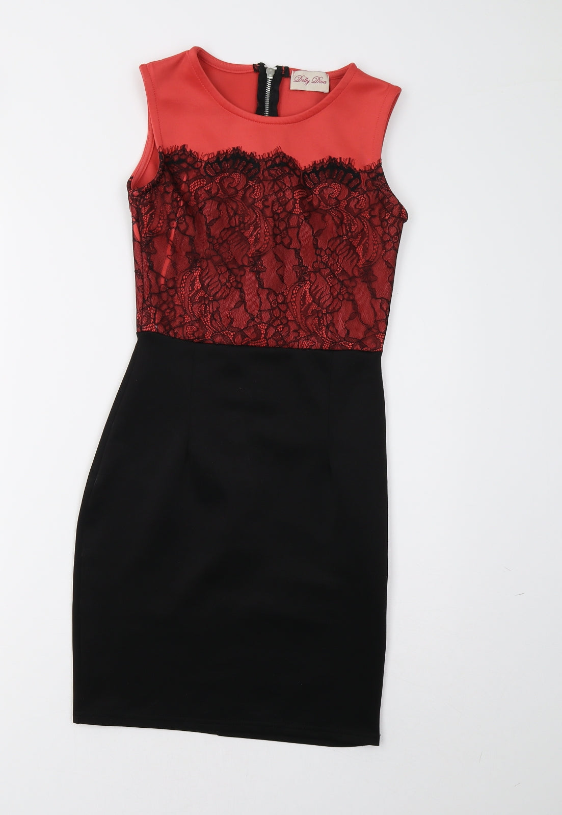 Dolly Diva Womens Black   Bodycon  Size 10