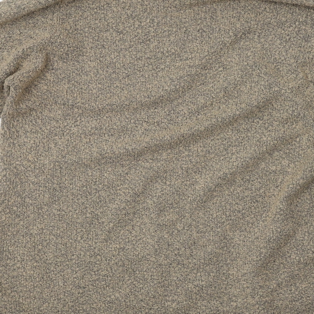 M&Co Womens Beige   Tunic Jumper Size L