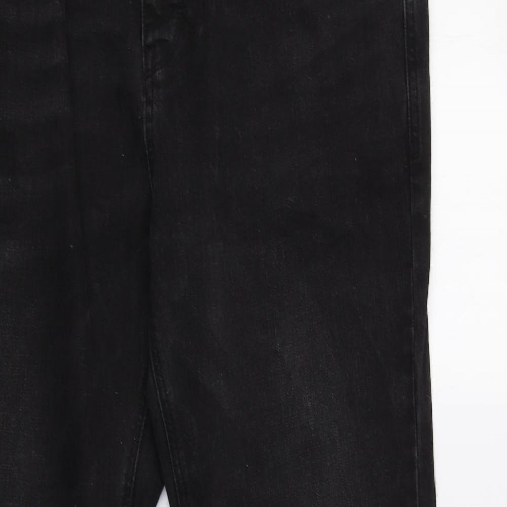NEXT Mens Black   Straight Jeans Size 36 L34 in