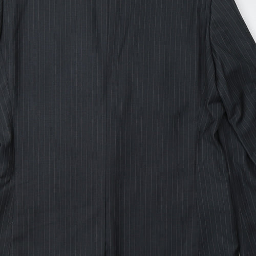 Butler And webb Mens Blue Striped  Jacket Blazer Size 40