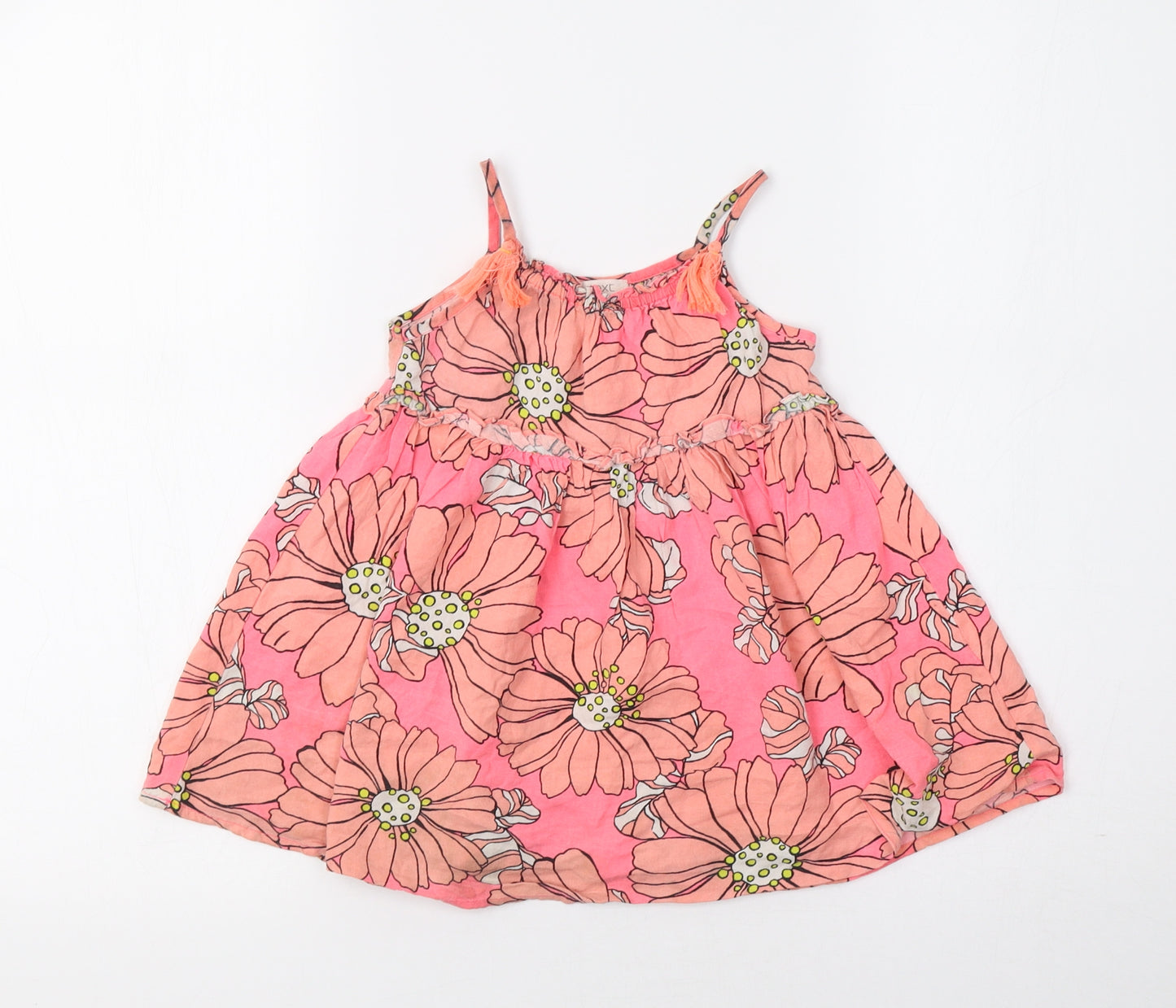 NEXT Girls Pink Floral  A-Line  Size 2 Years