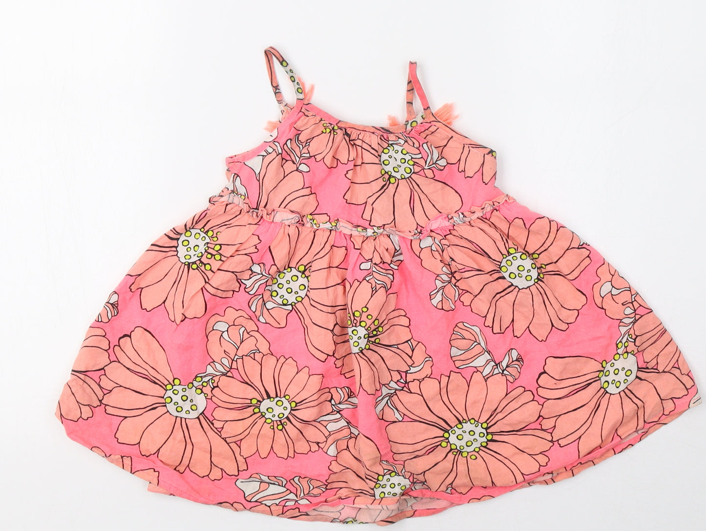 NEXT Girls Pink Floral  A-Line  Size 2 Years