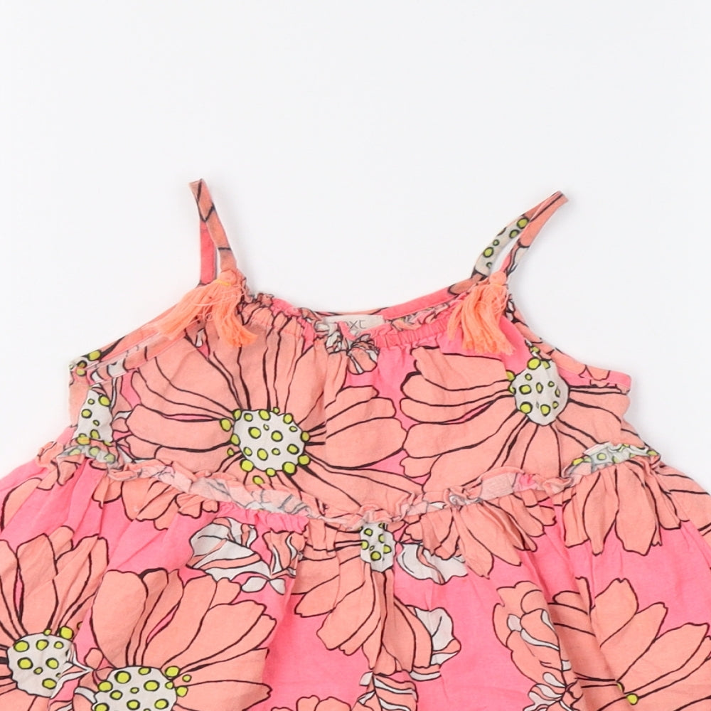 NEXT Girls Pink Floral  A-Line  Size 2 Years