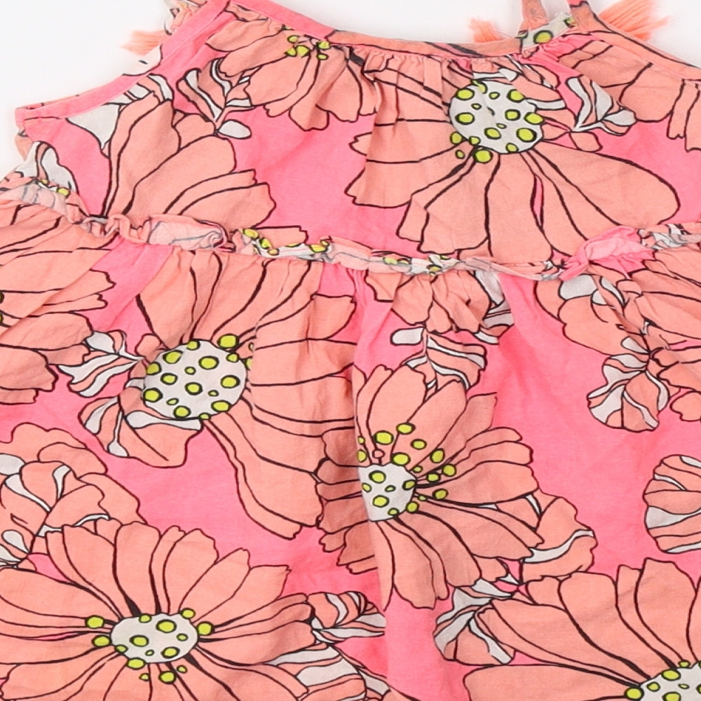 NEXT Girls Pink Floral  A-Line  Size 2 Years