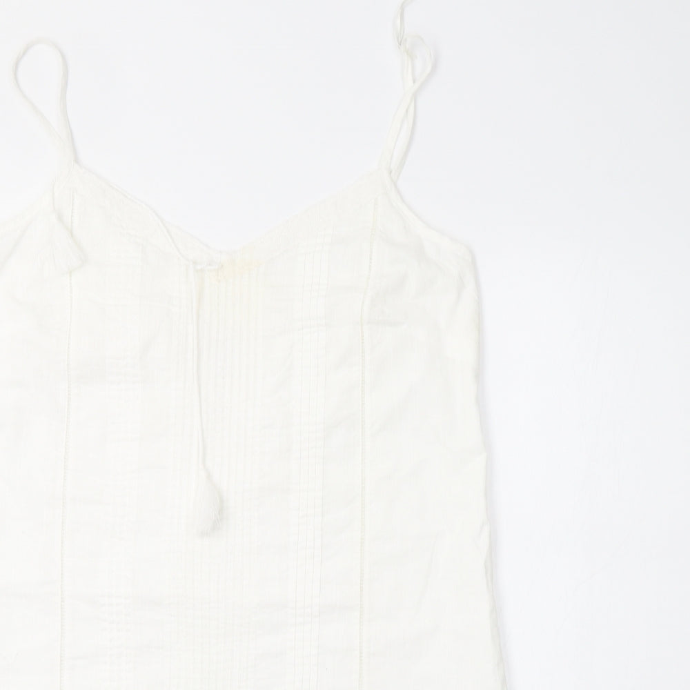 F&F Womens White   Camisole Tank Size 14
