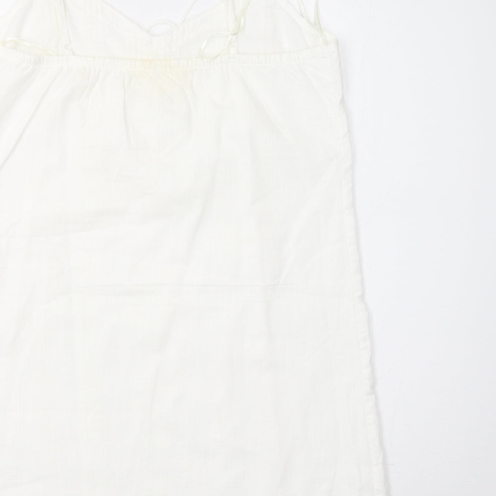 F&F Womens White   Camisole Tank Size 14