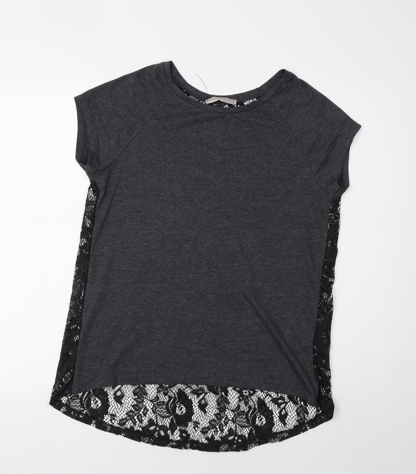 Primark Womens Grey   Basic Blouse Size 8