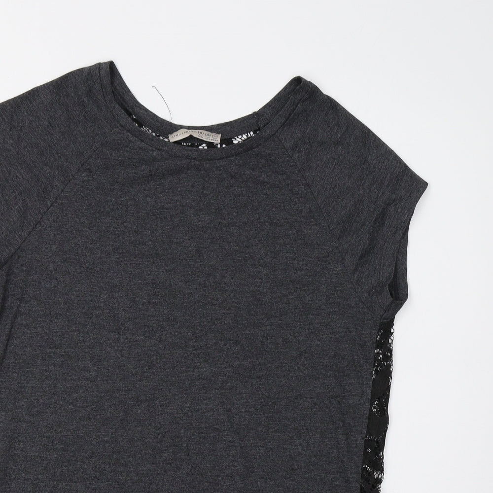 Primark Womens Grey   Basic Blouse Size 8