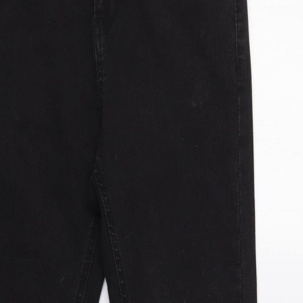 Primark Womens Black   Straight Jeans Size 12 L31 in