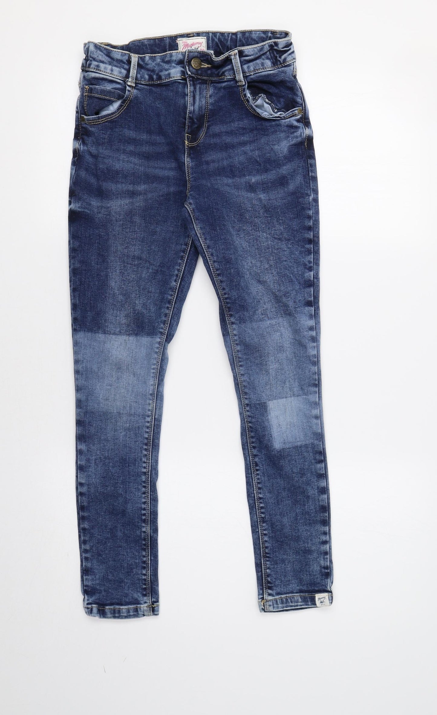Mantaray Girls Blue   Straight Jeans Size 11 Years