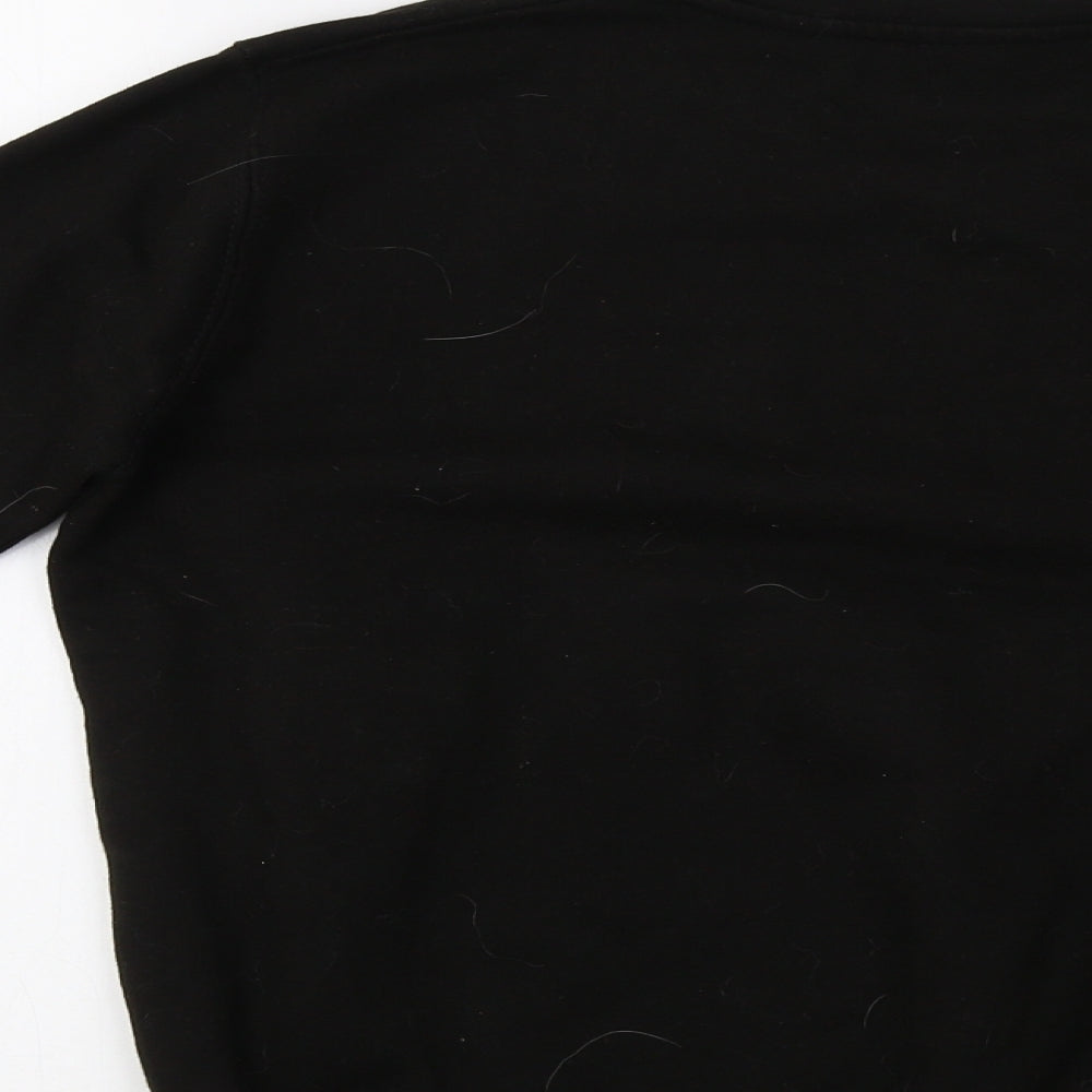 Awdis Girls Black   Pullover Sweatshirt Size 12 Years  - Harry Potter