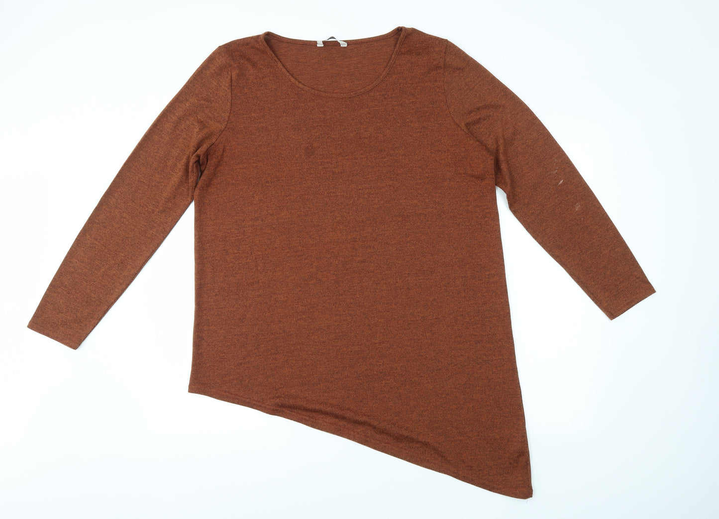Peacocks Womens Brown   Basic Blouse Size 16