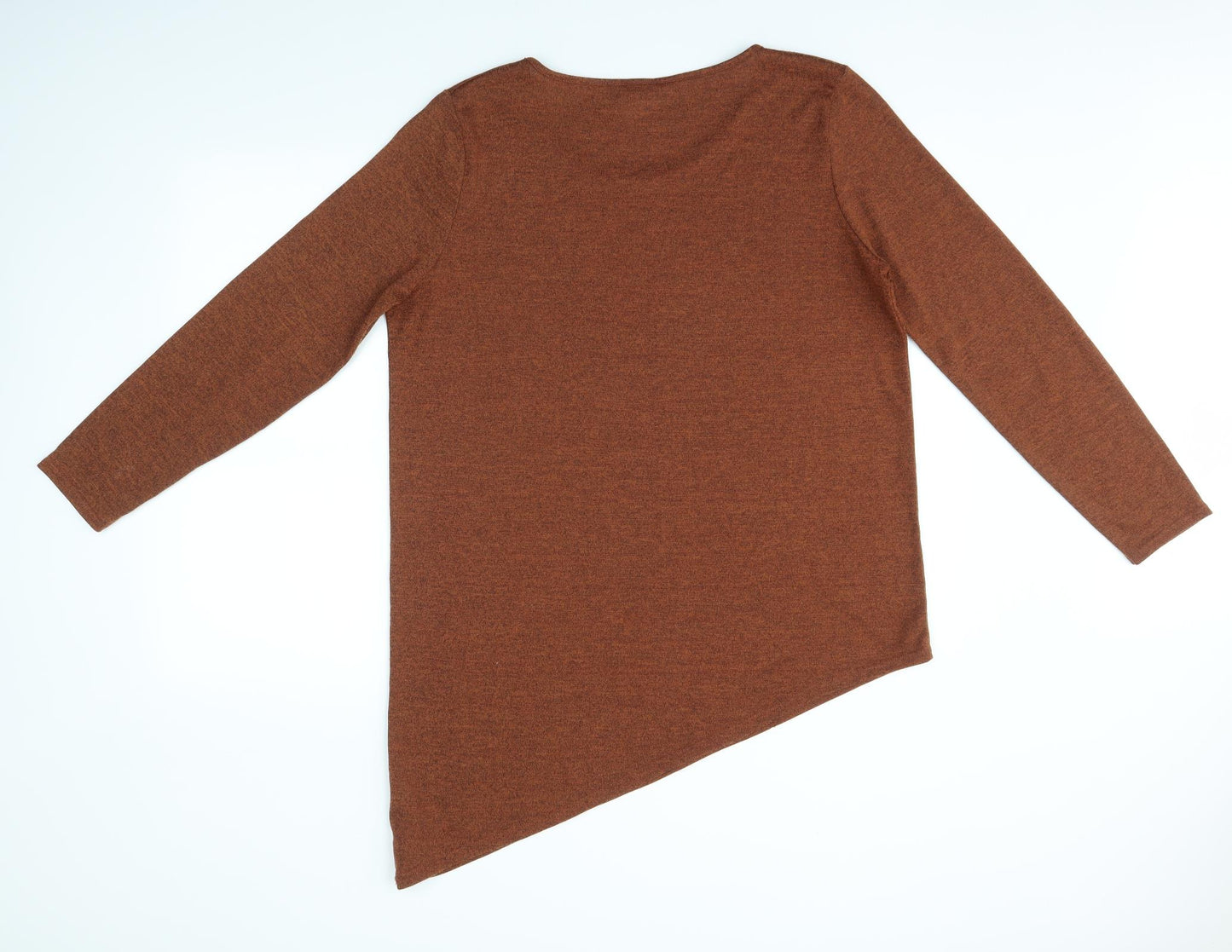 Peacocks Womens Brown   Basic Blouse Size 16