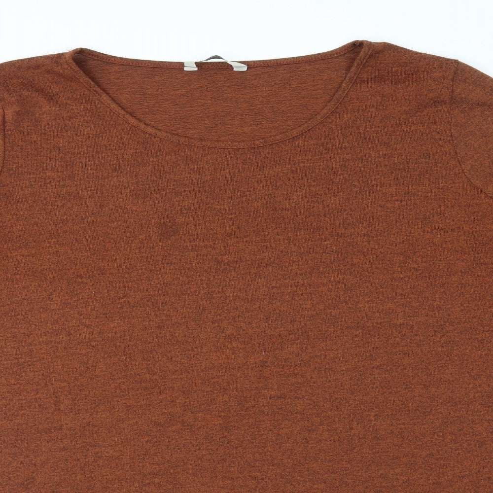 Peacocks Womens Brown   Basic Blouse Size 16