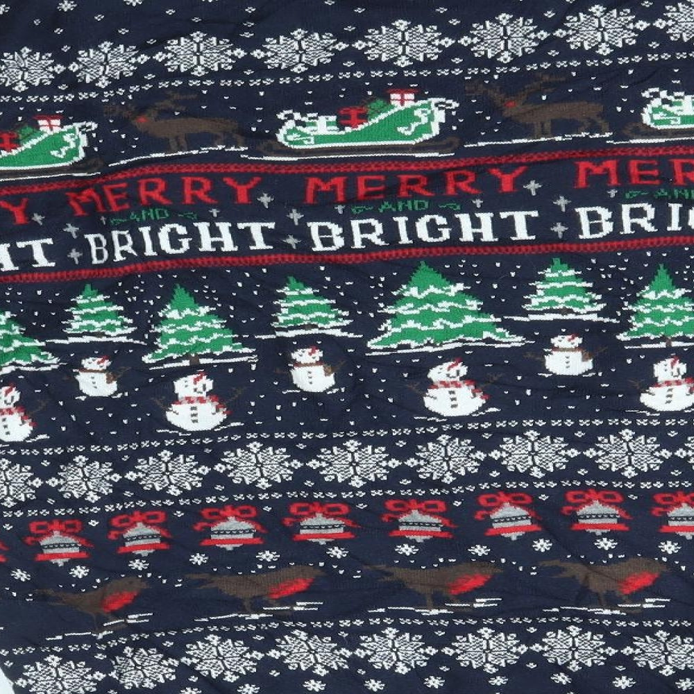 NEXT Mens Multicoloured   Pullover Jumper Size XS  - festive christmas