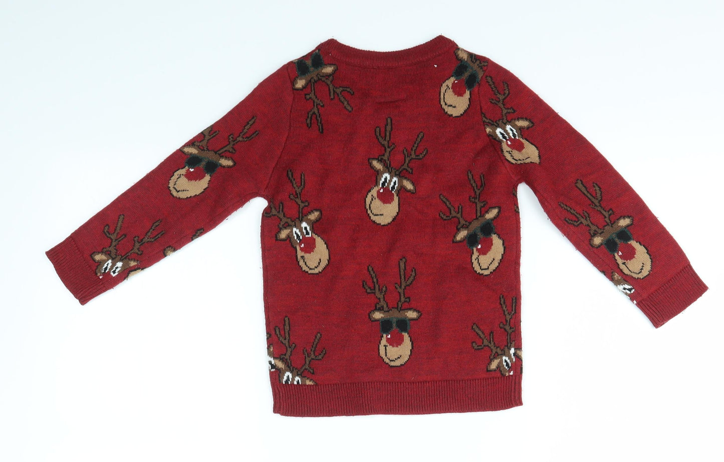 George Boys Multicoloured   Pullover Jumper Size 3-4 Years  - festive christmas