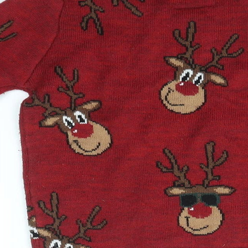 George Boys Multicoloured   Pullover Jumper Size 3-4 Years  - festive christmas