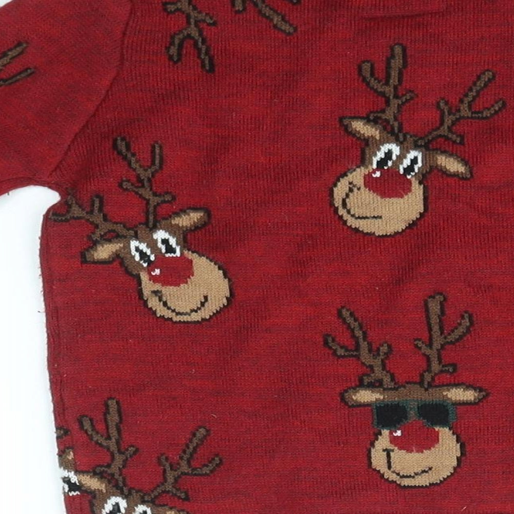George Boys Multicoloured   Pullover Jumper Size 3-4 Years  - festive christmas