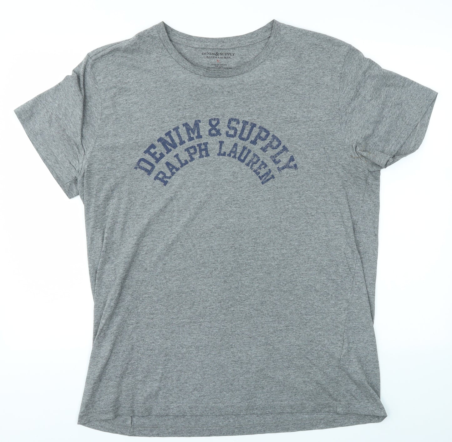 Ralph Lauren Mens Grey    T-Shirt Size L