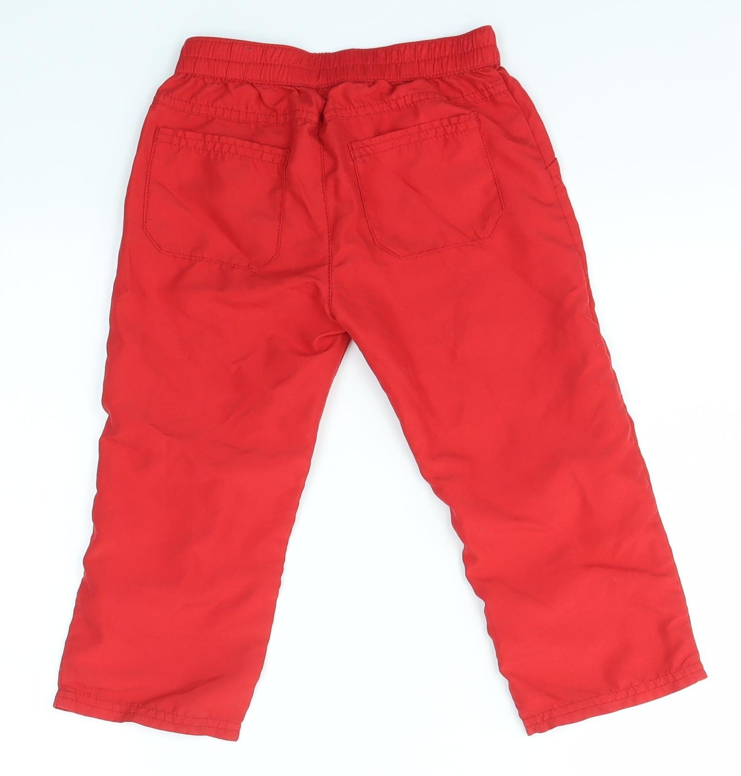ARGOS Boys Red   Cargo Trousers Size 2-3 Years - CHAD VALLEY