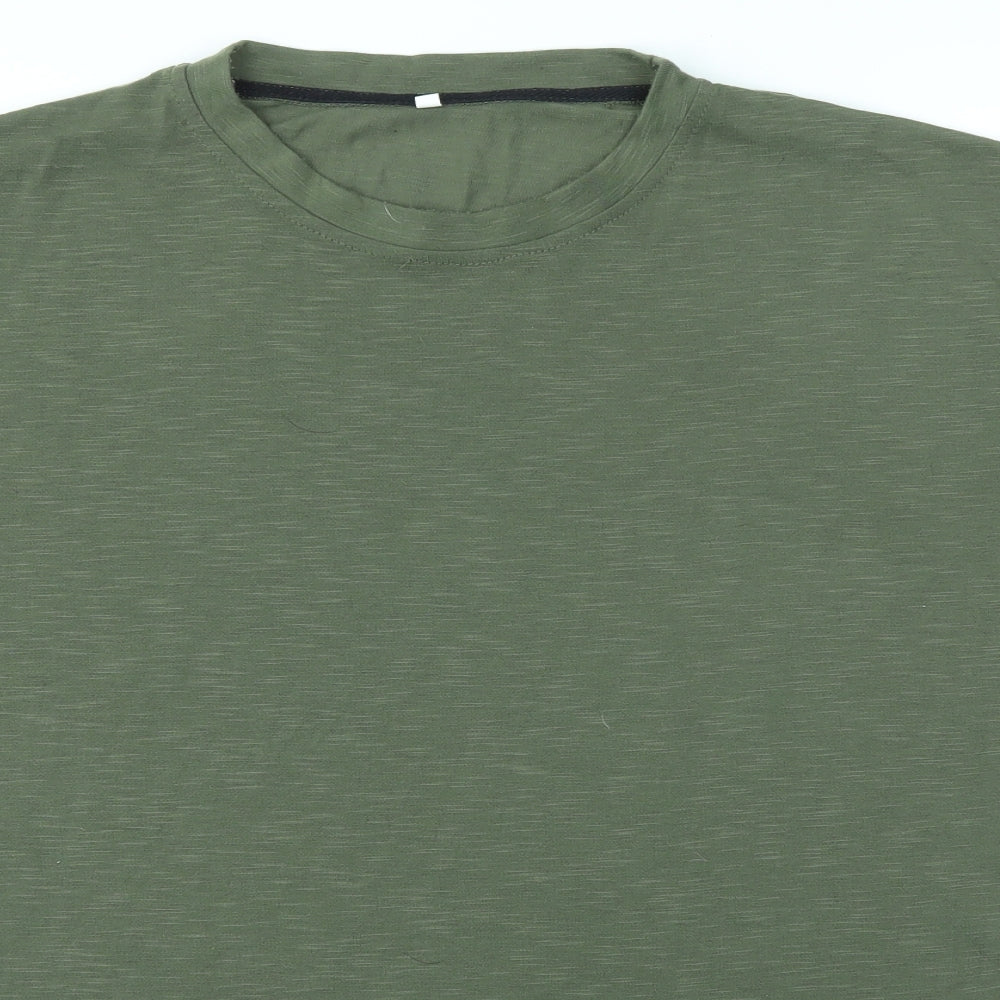 SheIn Mens Green    T-Shirt Size 2XL