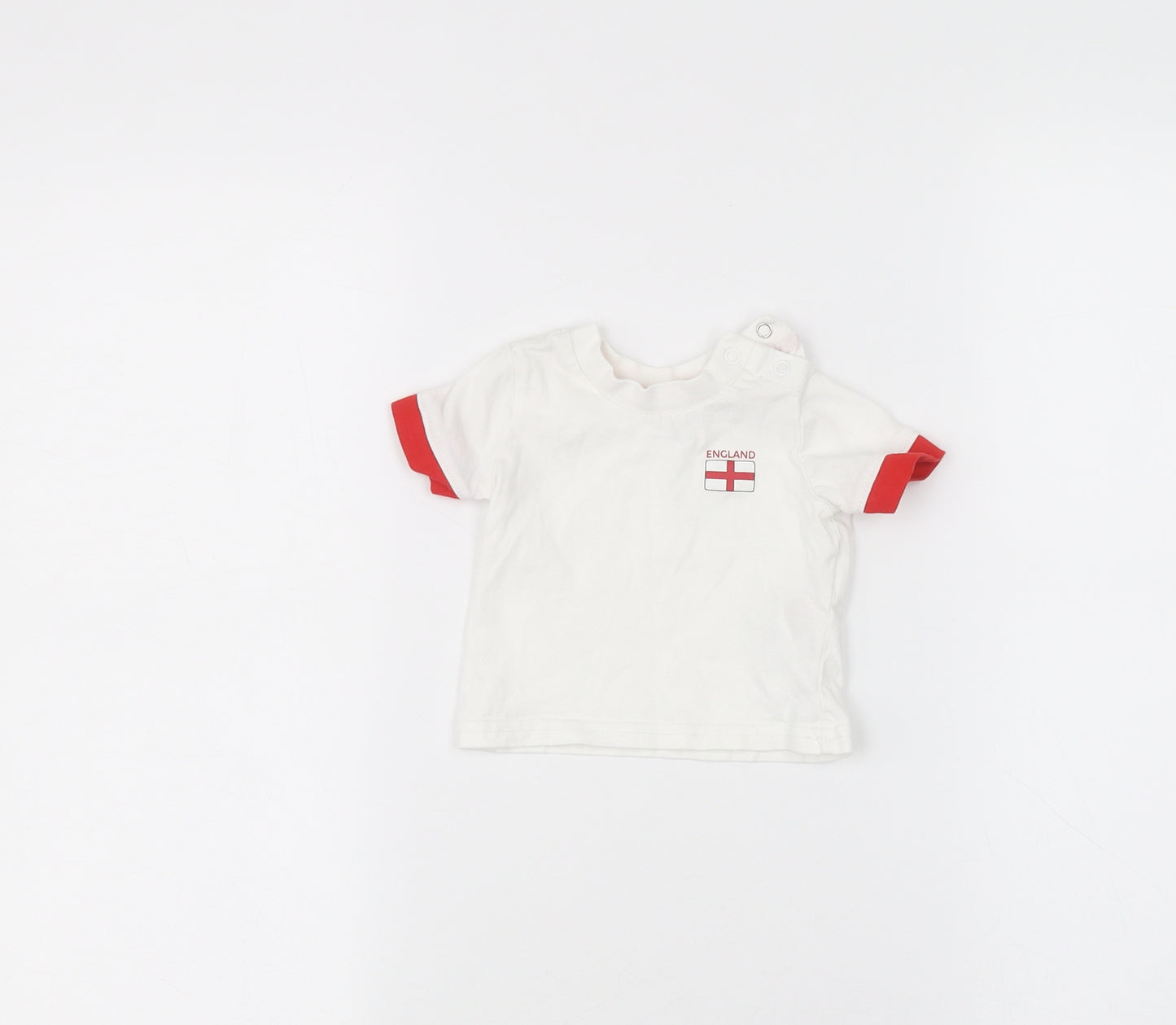 Primark Baby White   Basic T-Shirt Size 0-3 Months