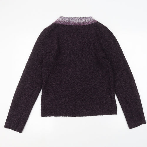 casamia Womens Purple   Pullover Jumper Size S
