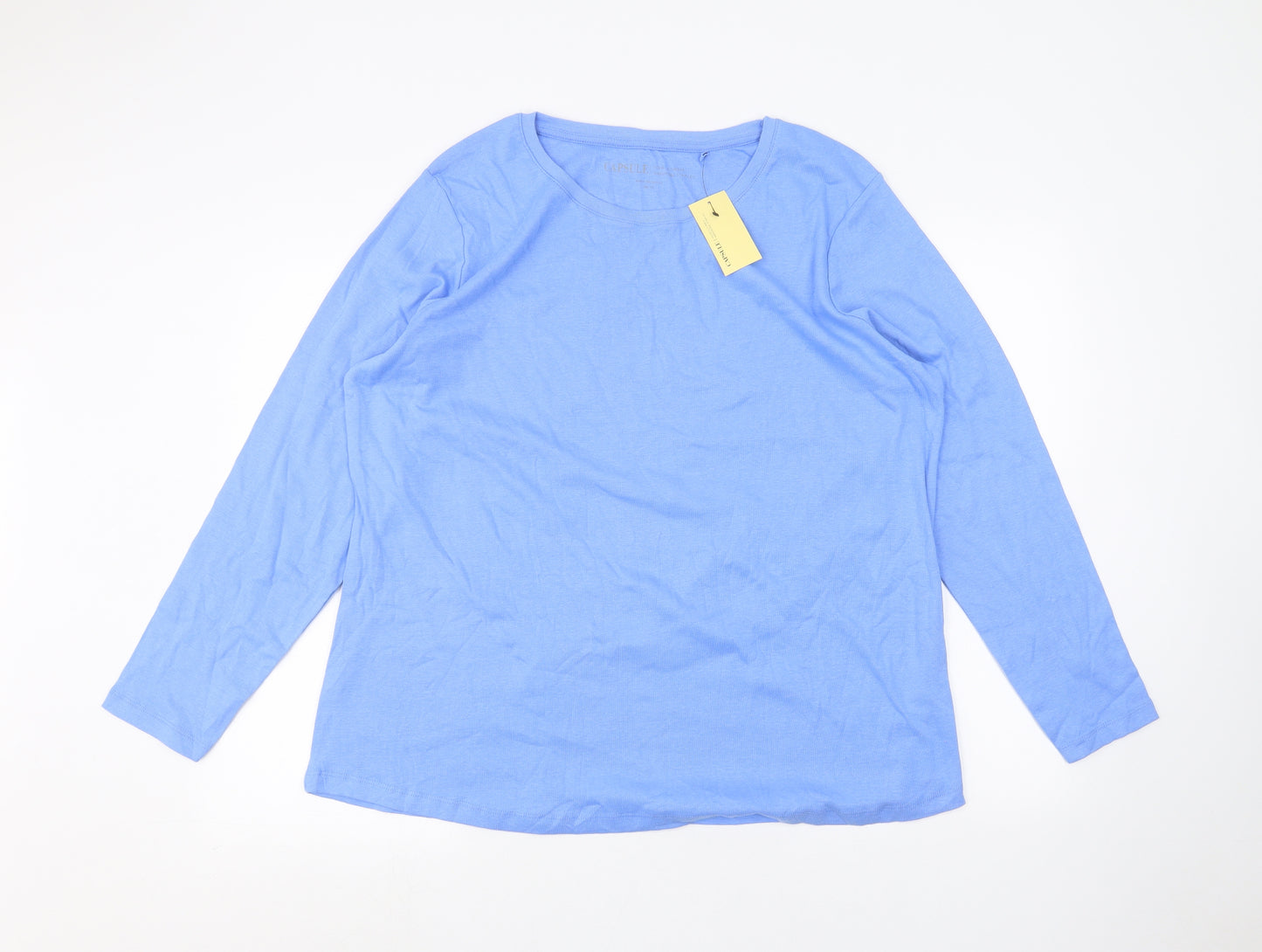 capsule  Womens Blue   Basic T-Shirt Size 26