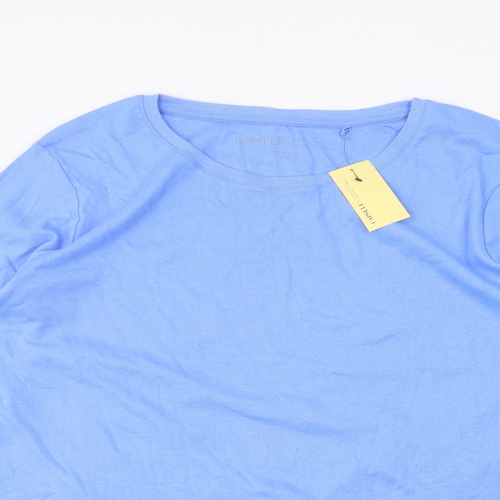 capsule  Womens Blue   Basic T-Shirt Size 26