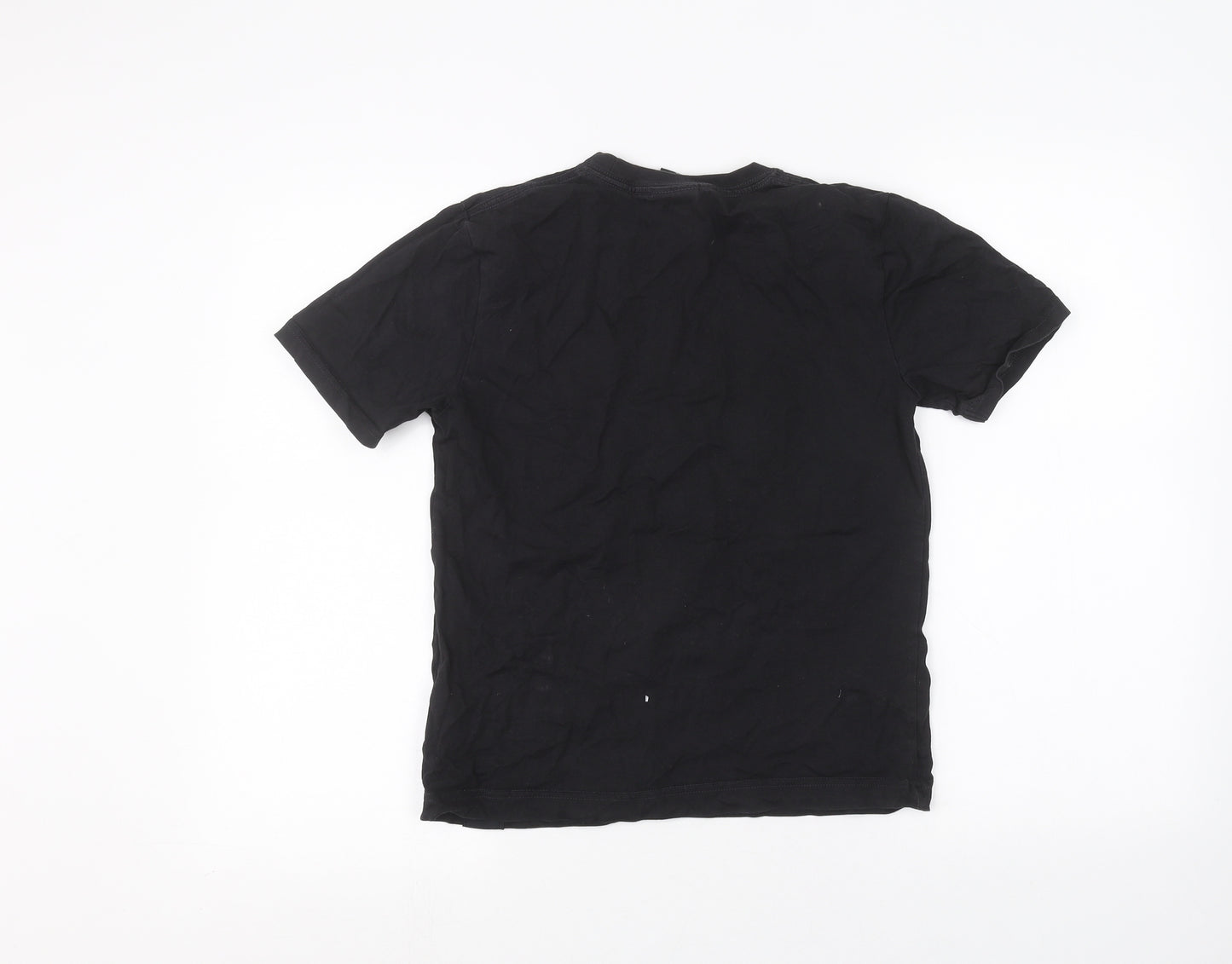 No Fear Girls Black   Basic T-Shirt Size 11-12 Years