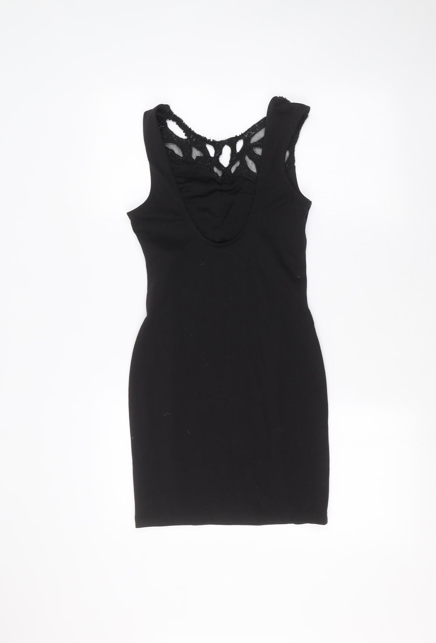 Preworn Womens Black   Pencil Dress  Size 6