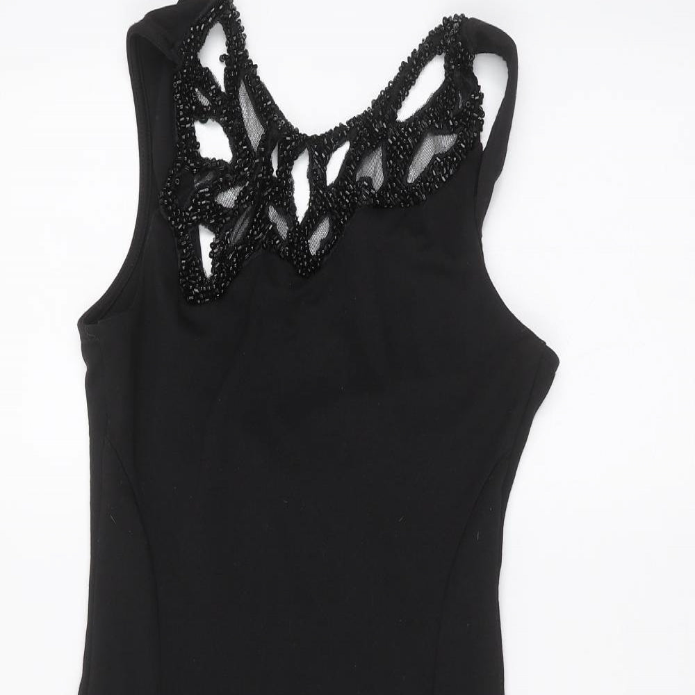 Preworn Womens Black   Pencil Dress  Size 6
