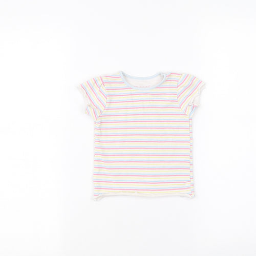 Primark Baby White Striped  Basic T-Shirt Size 18-24 Months