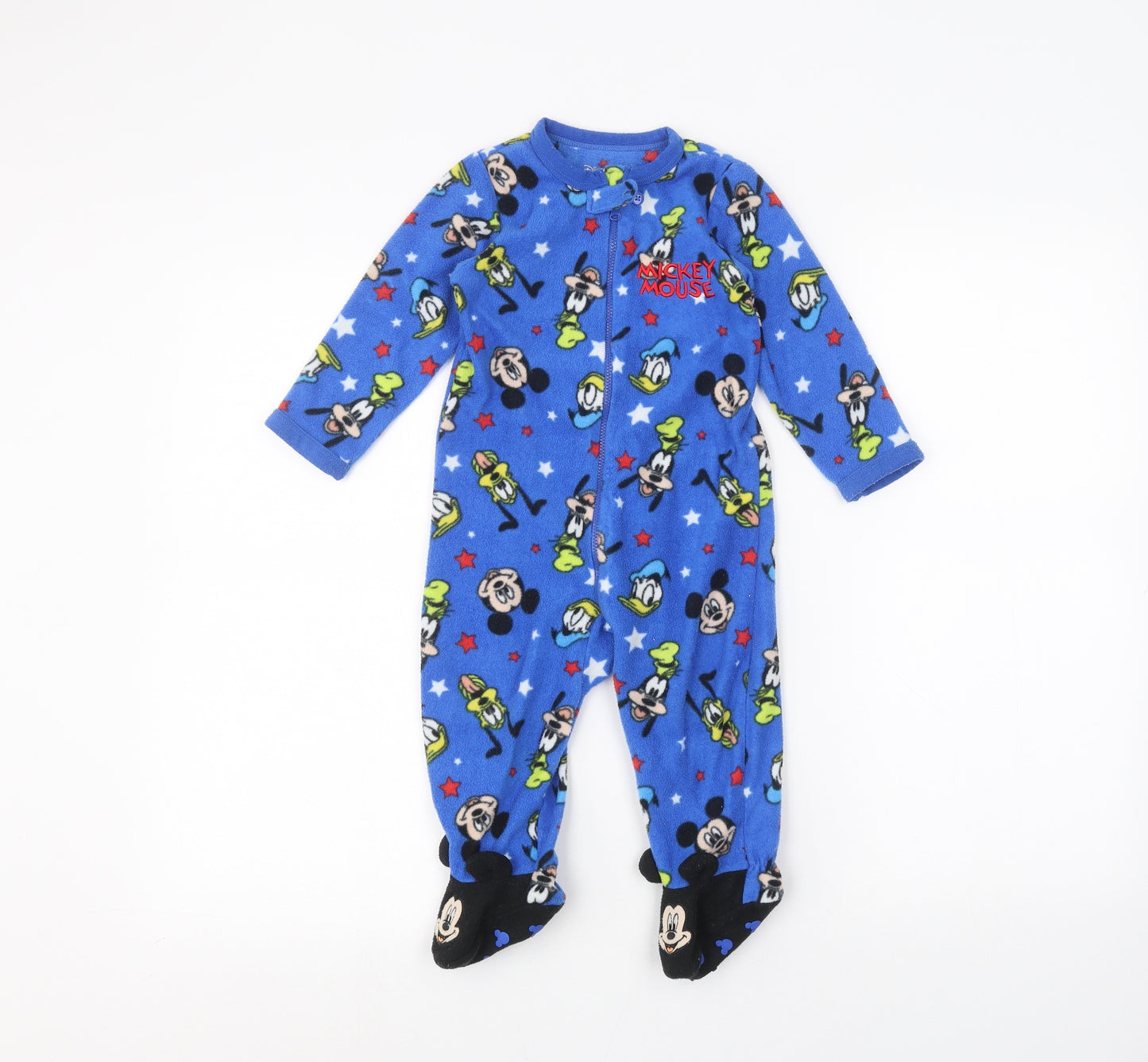 Primark Baby Blue Solid  Babydoll One Piece Size 12-18 Months  - Disney