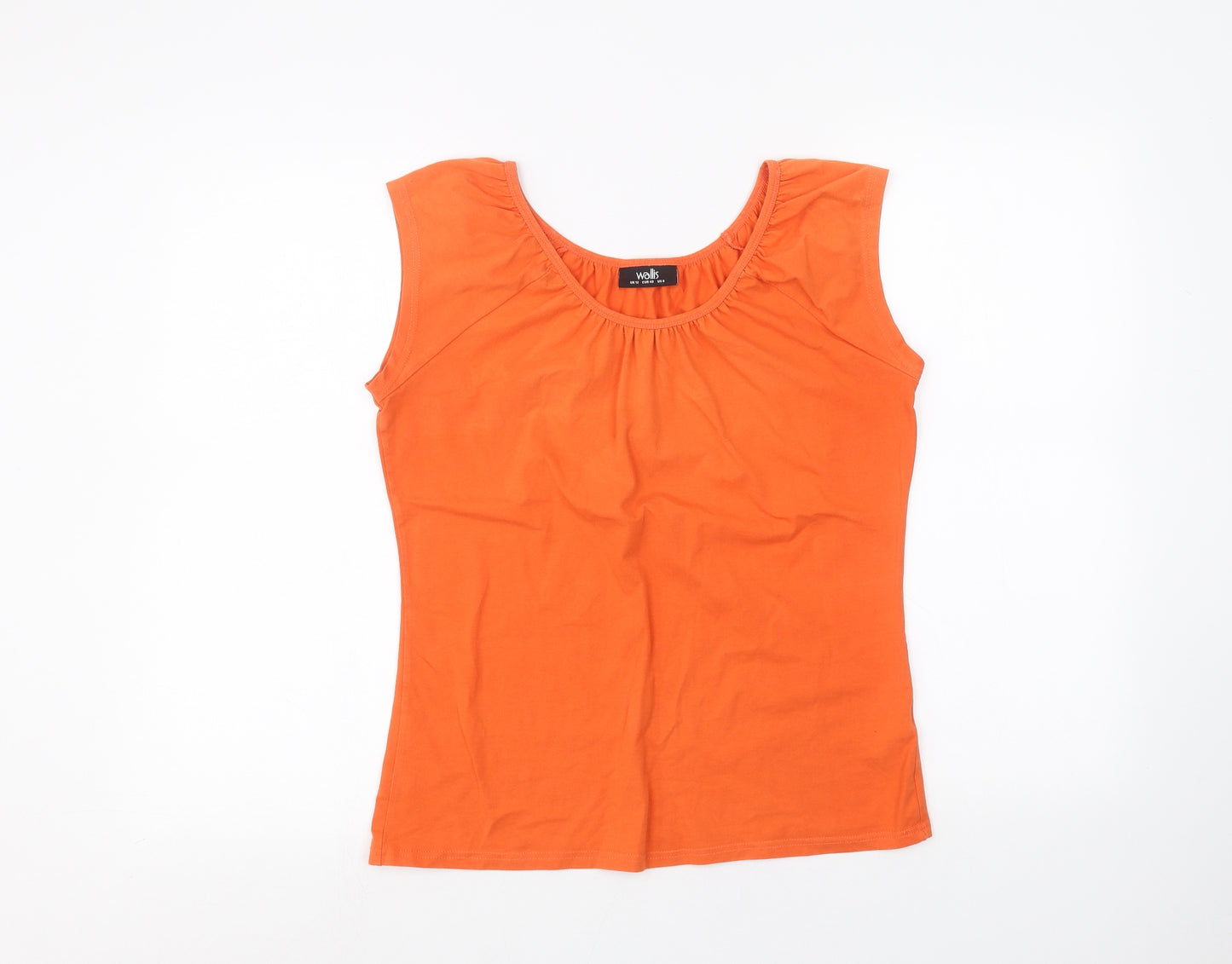Wallis Womens Orange   Basic T-Shirt Size 12