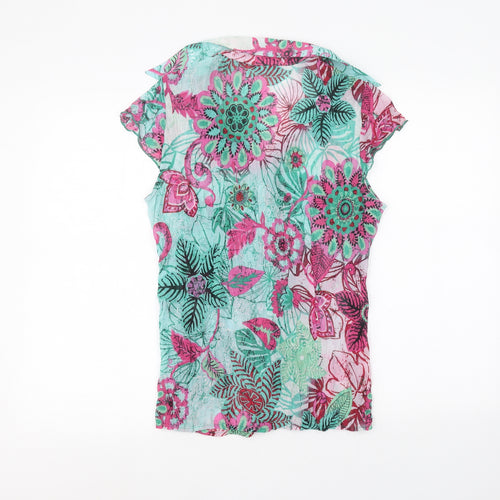 Per Una Womens Green   Basic Button-Up Size 14