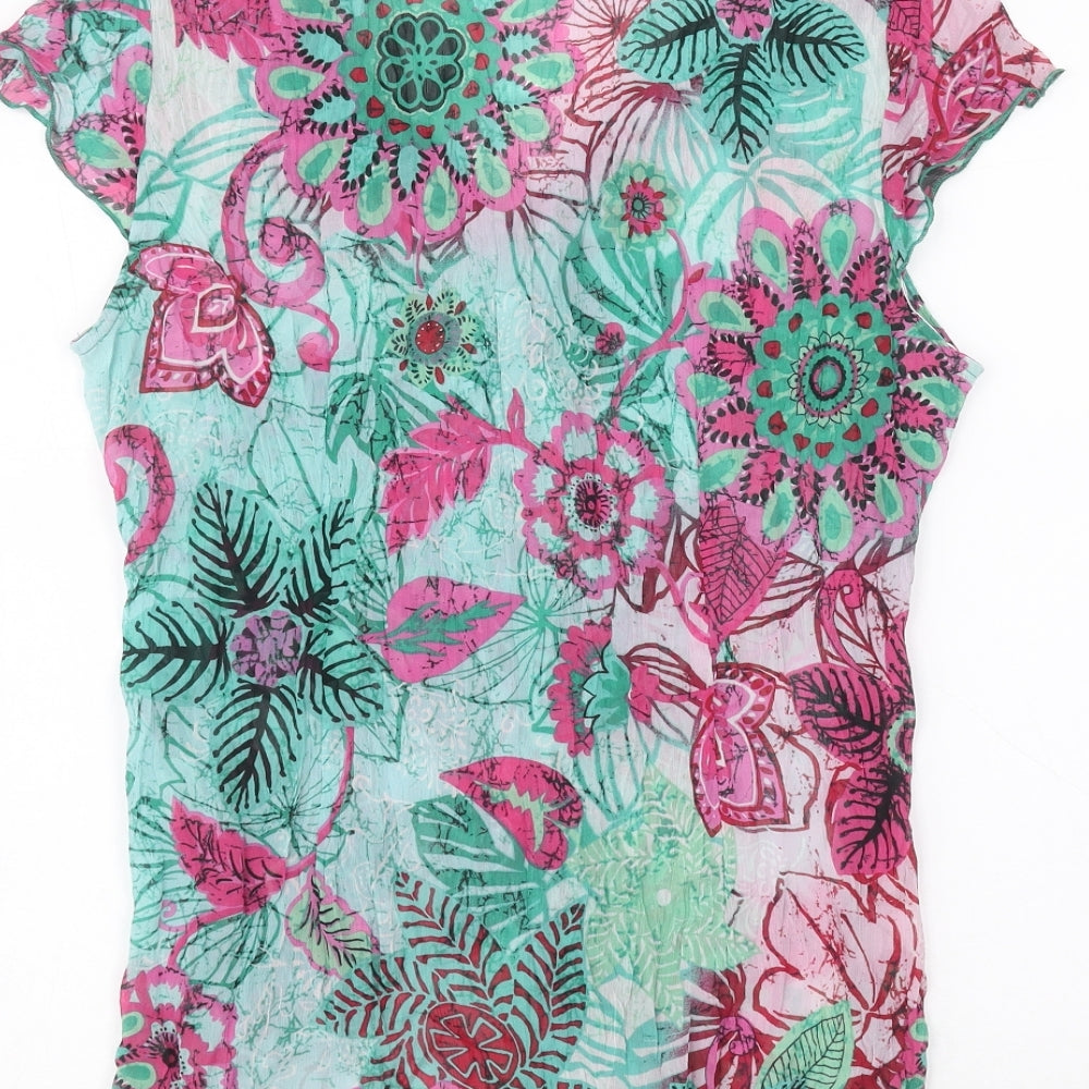 Per Una Womens Green   Basic Button-Up Size 14