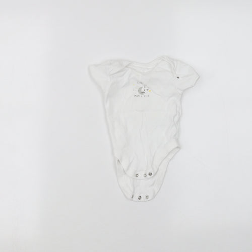 George Baby White   Babygrow One-Piece Size 3-6 Months