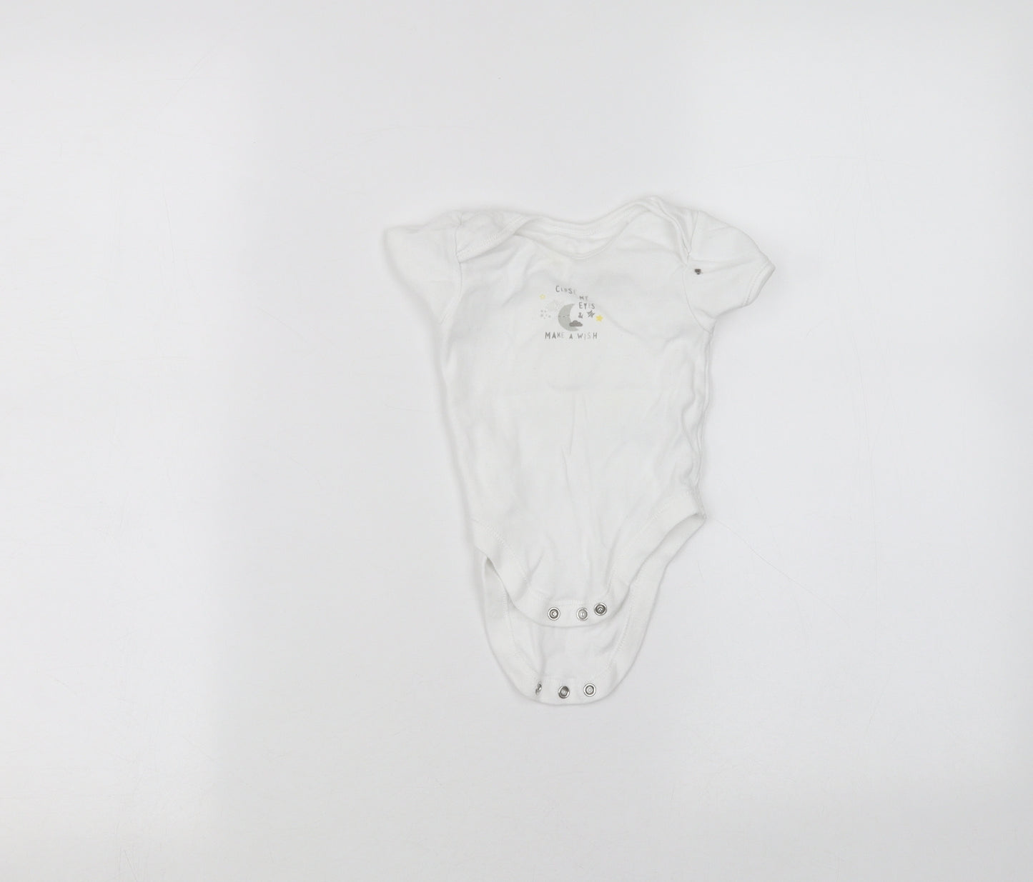 George Baby White   Babygrow One-Piece Size 3-6 Months
