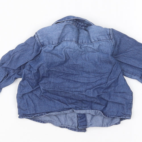 Matalan Baby Blue   Basic Button-Up Size 3-6 Months